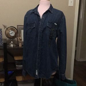 Lucky Brand Jean Button Up Shirt